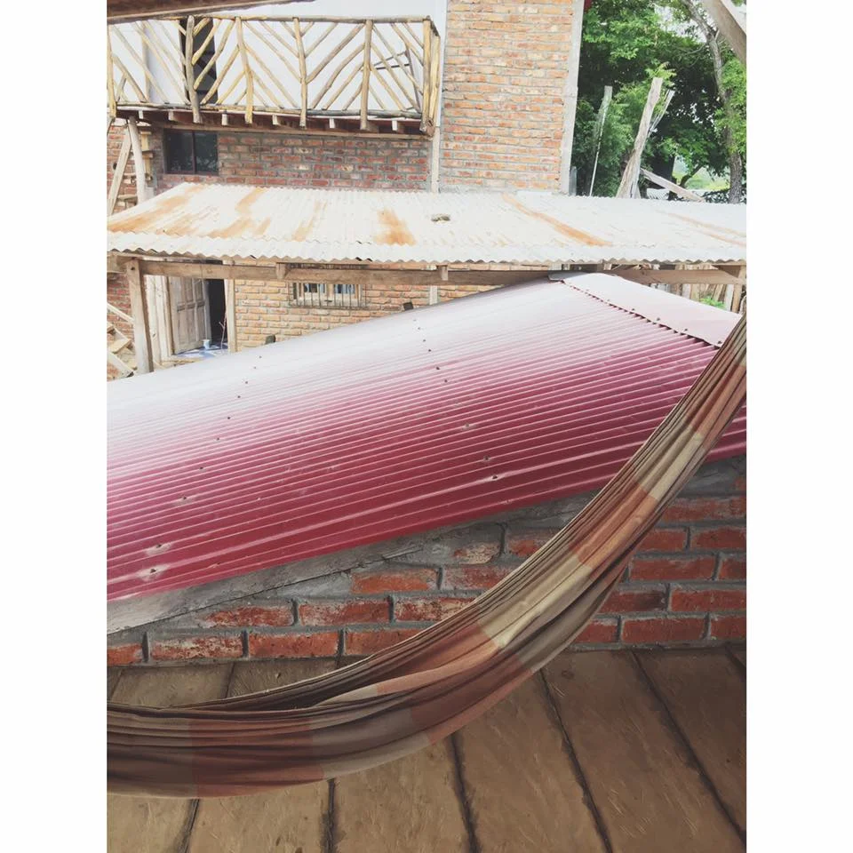 The beautiful rustic colors of the Monkey House. Literally, rust is the main decor around here.