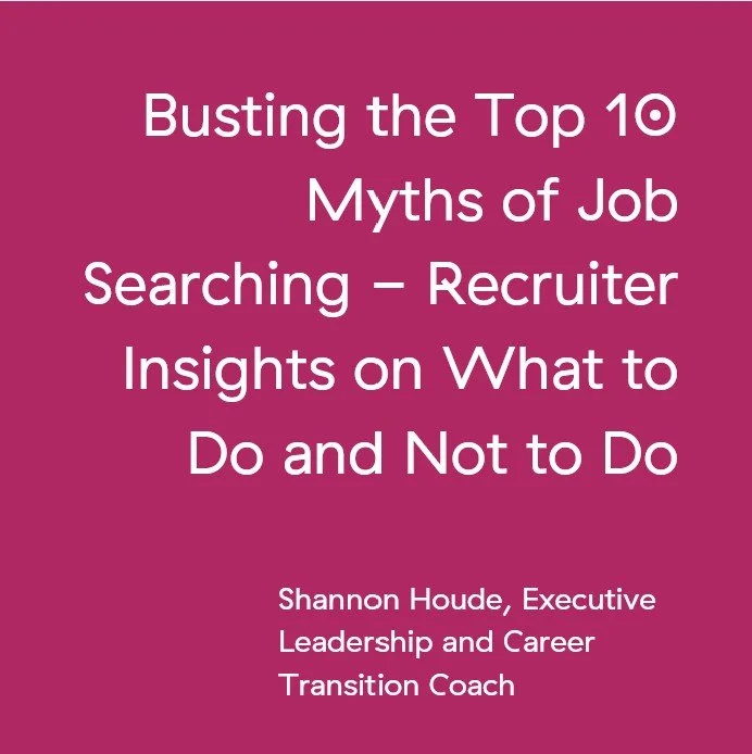 Busting the Top 10 Myths of Job Searching - Recruiter Insights on What to Do and Not to Do