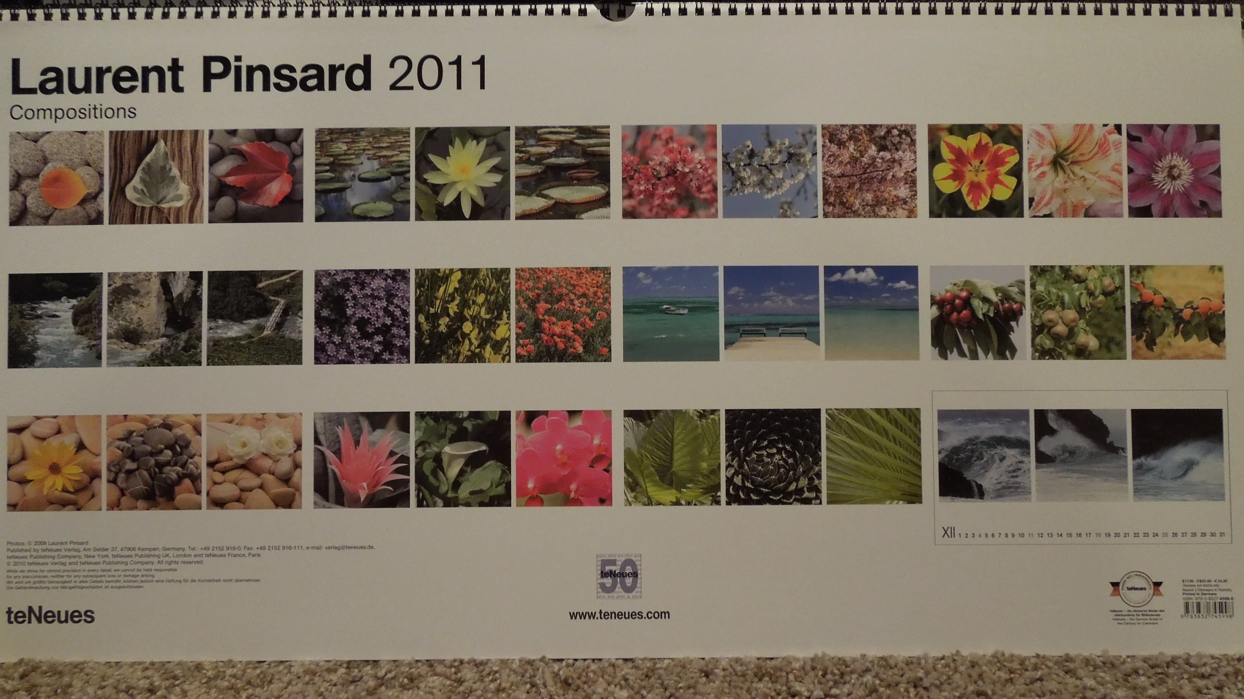 Laurent Pinsard Composition 2011 Poster Calendar 