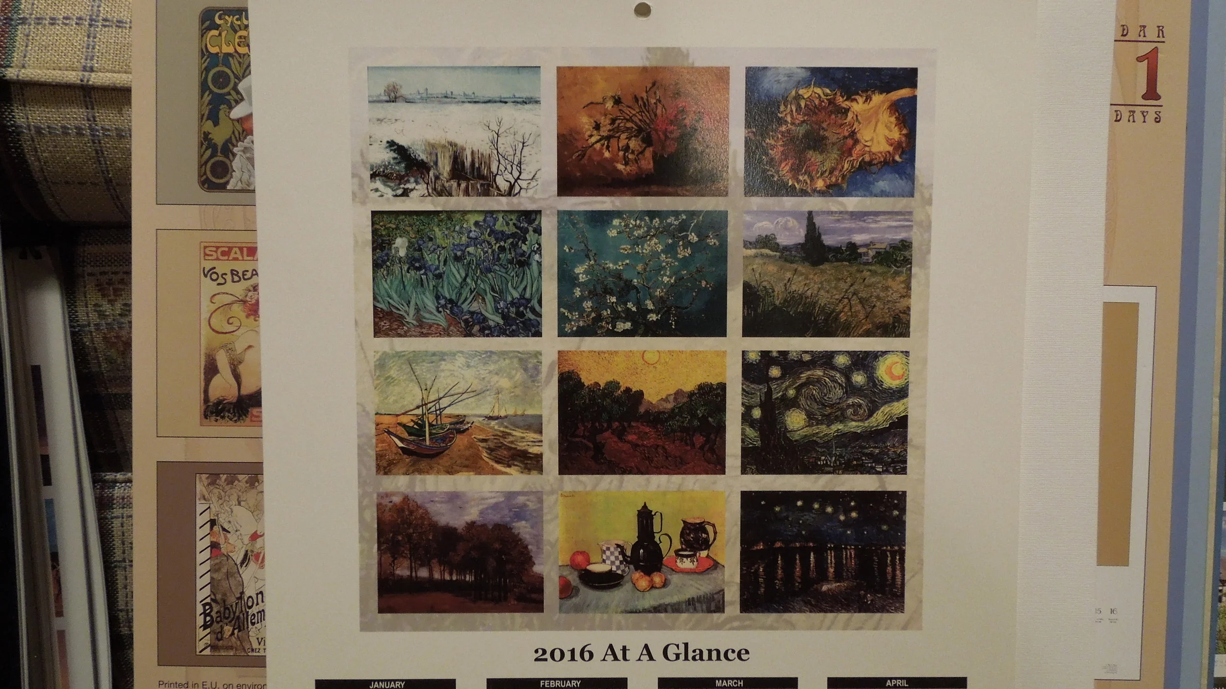  Van Gogh 2016 Poster Calendar 