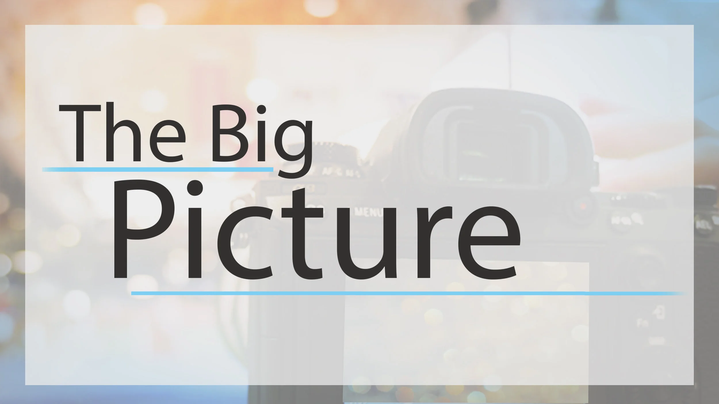 The Big Picture