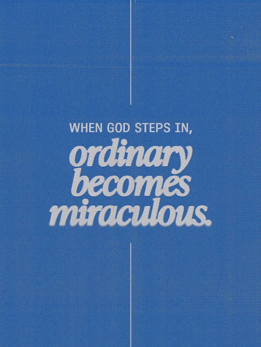 A few reminders that our ordinary becomes extraordinary in the hands of God 🤲