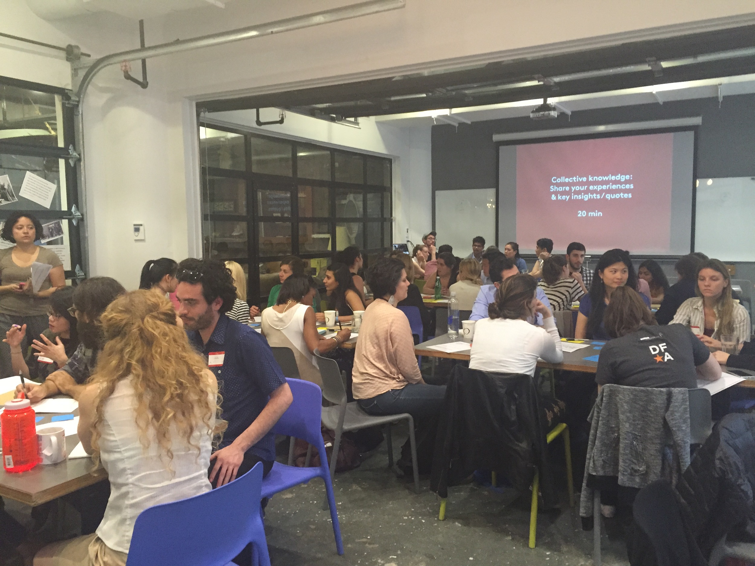 Each group had one or two CSI Members and participants interviewed them during the research phase. This allowed participants to learn first-hand from their experiences.