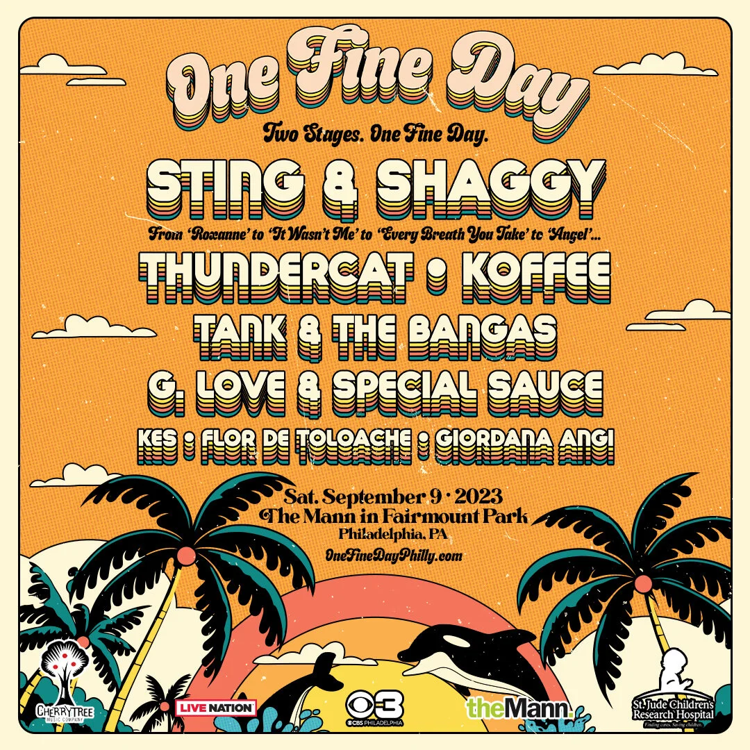 𝙅𝙐𝙎𝙏 𝘼𝙉𝙉𝙊𝙐𝙉𝘾𝙀𝘿 ☀ We will be in Philly on September 9 at One Fine Day! #OneFineDayPhilly Check out this mad cast! Tickets On Sale this Friday @ 10AM EST. Link in Bio
