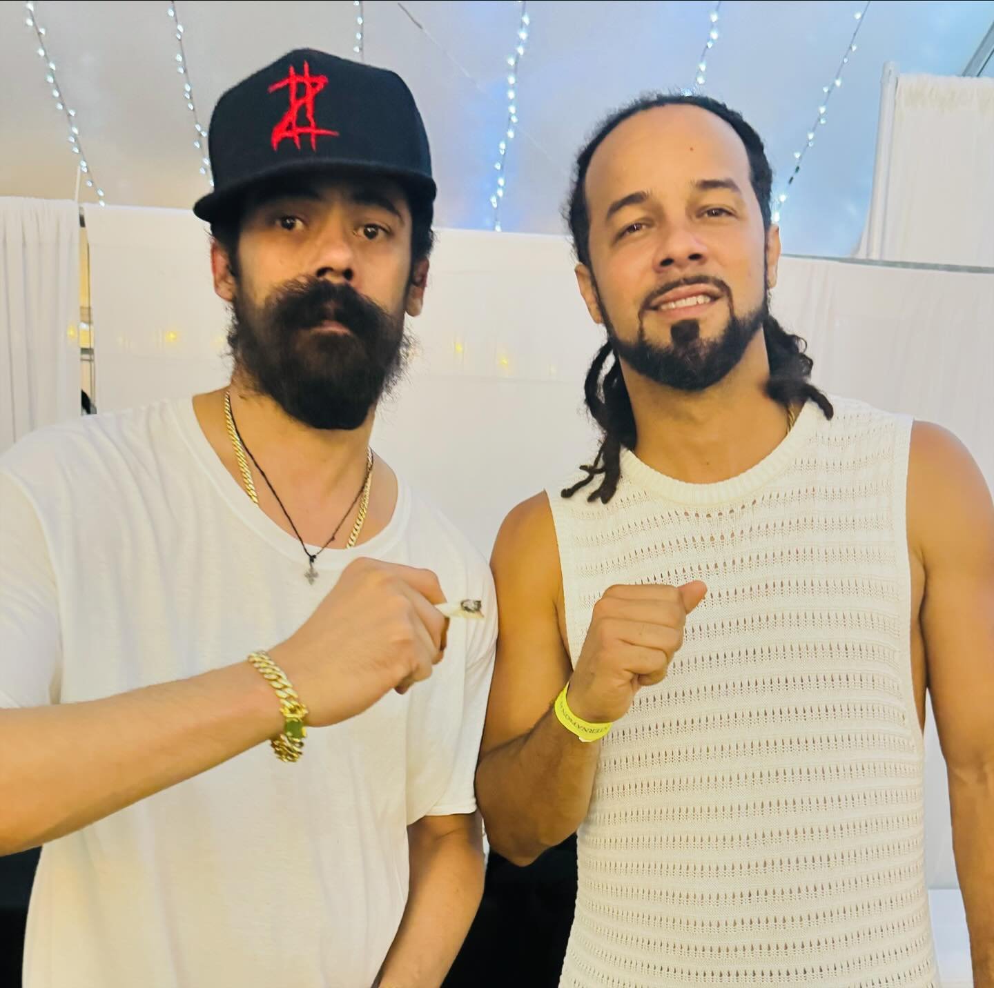 In the #Capella with Gong to the Zilla 🔥
Love everytime Cayman 🙏🏽
@capellamusicfestival 
@damianmarley 
#345 @kpitta345 📸