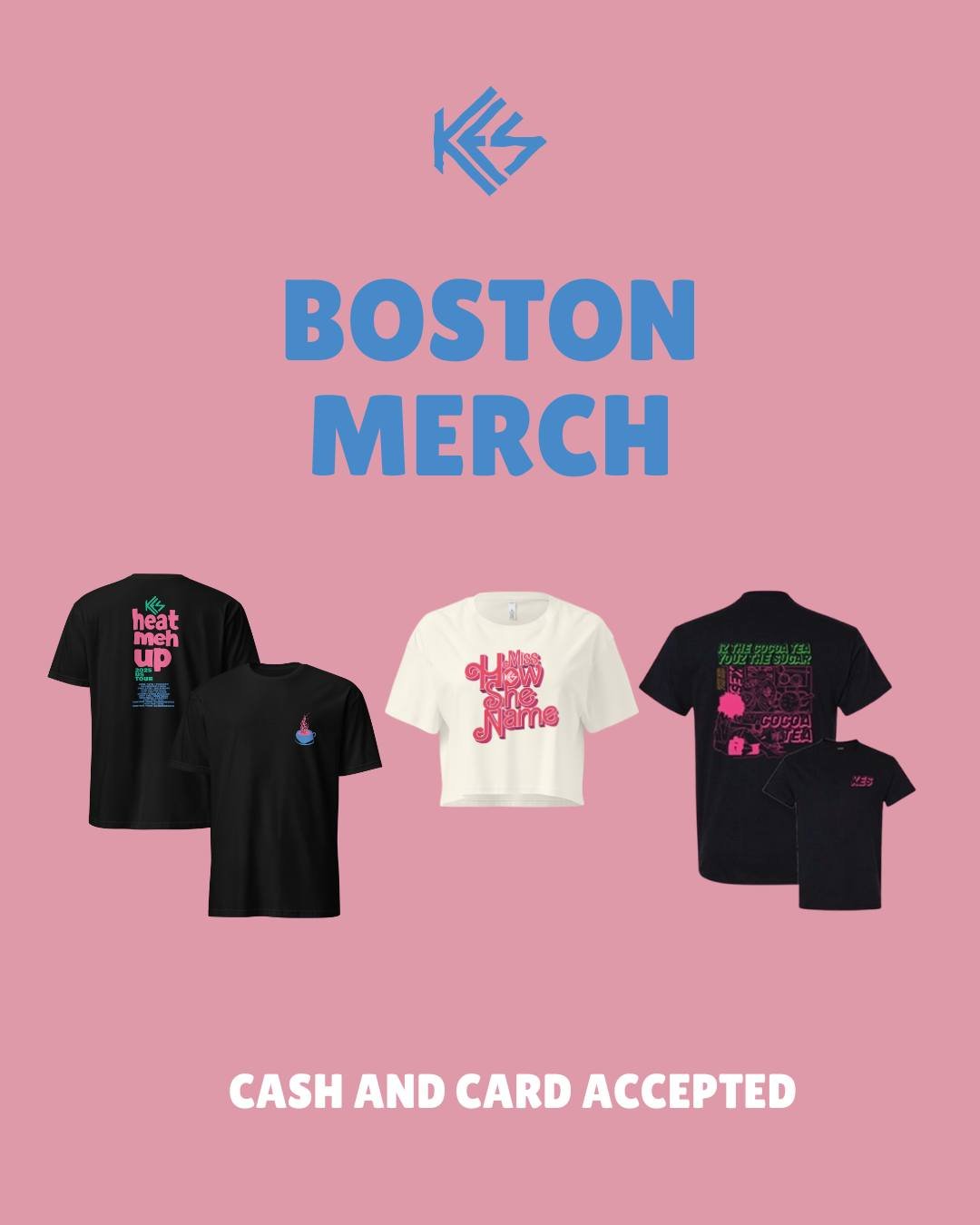 Boston, it's your turn! Grab your merch when we stop by tomorrow. 

📅Thursday 3 July, 2025
📍Leader Bank Pavilion
⏰Showtime: 7:30 PM
🎟️kestheband.com/tour