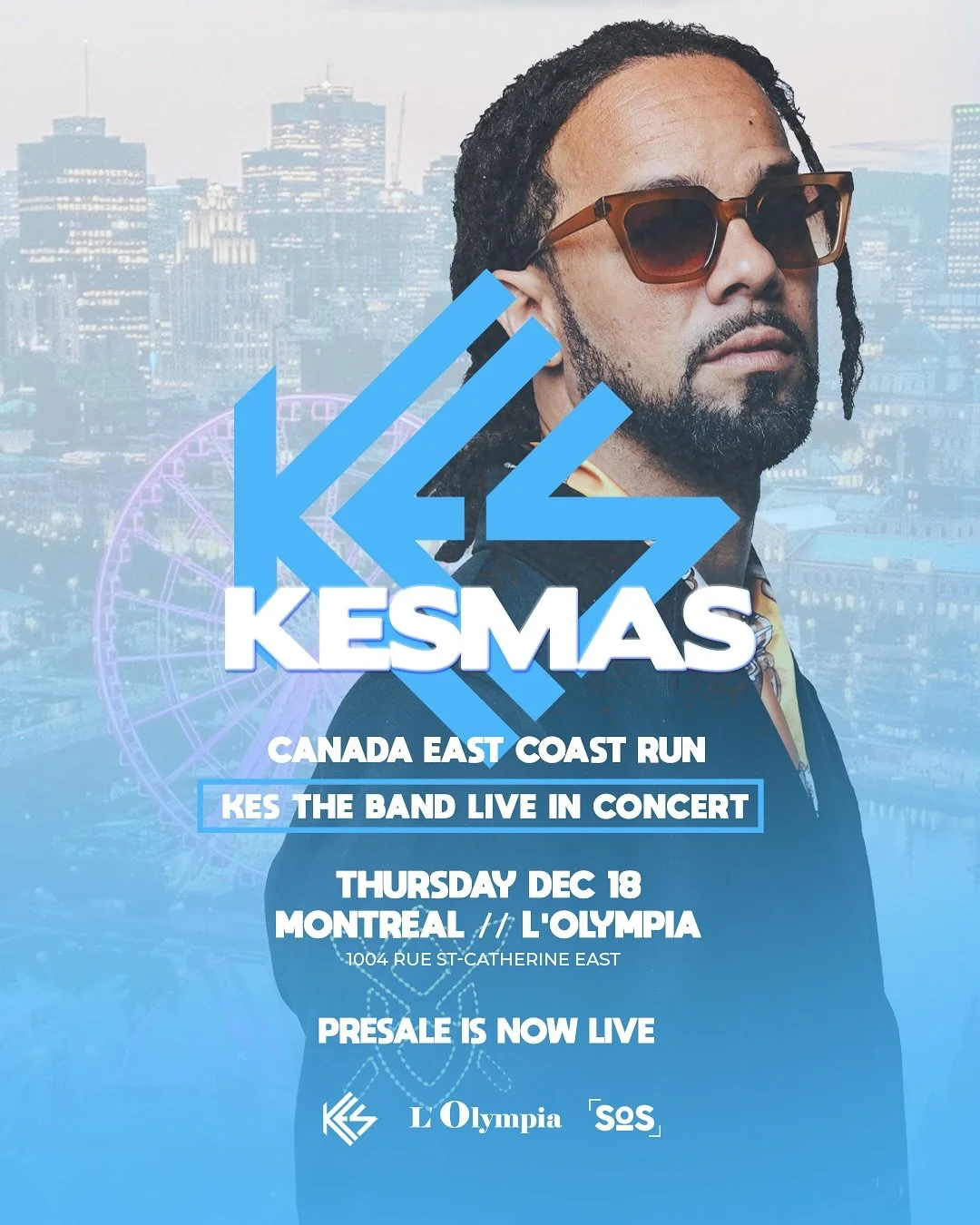 ❄KESMAS PRESALE IS NOW LIVE 🇨🇦⁣
⁣
Enter your exclusive presale code and lock in your spot for the ultimate holiday concert right now 🎁⁣
⁣
Presale ends at 10pm TONIGHT!⁣
Public sale begins at 10am TOMORROW!⁣
⁣
📍 Thursday Dec 18 - Montreal // L&rsq