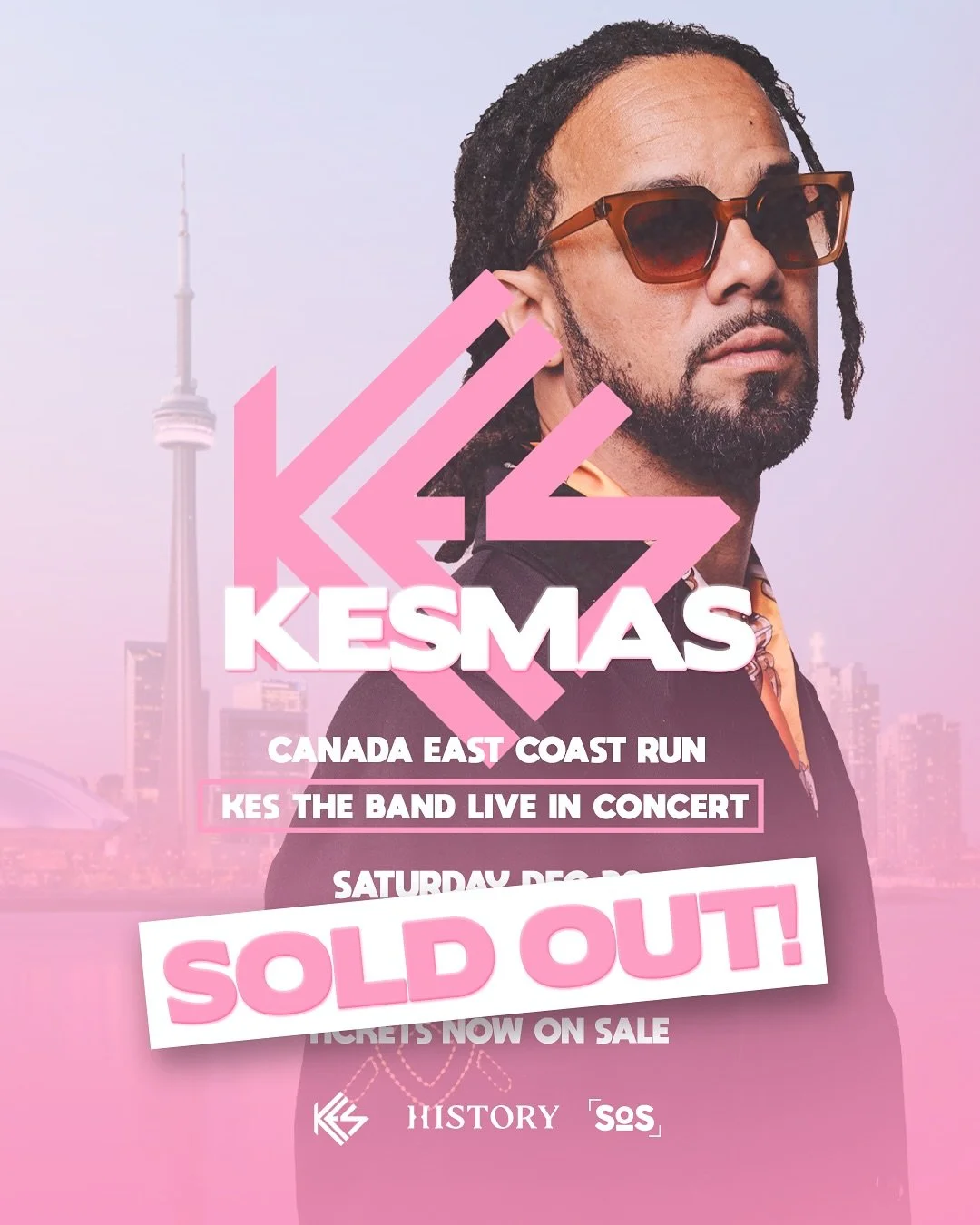 Thank You Toronto ❤⁣⁣⁣
⁣⁣⁣
SOLD OUT in 24 hours and now, all roads lead to Montreal on Thursday December 18th!⁣⁣
⁣⁣⁣
See you soon Canada 🇨🇦⁣⁣
⁣⁣⁣
Get your MTL tickets now -⁣⁣⁣
www.sosfestto.com ⁣⁣⁣
⁣⁣⁣
#kestheband #kesmas #canada #soldout #toronto 