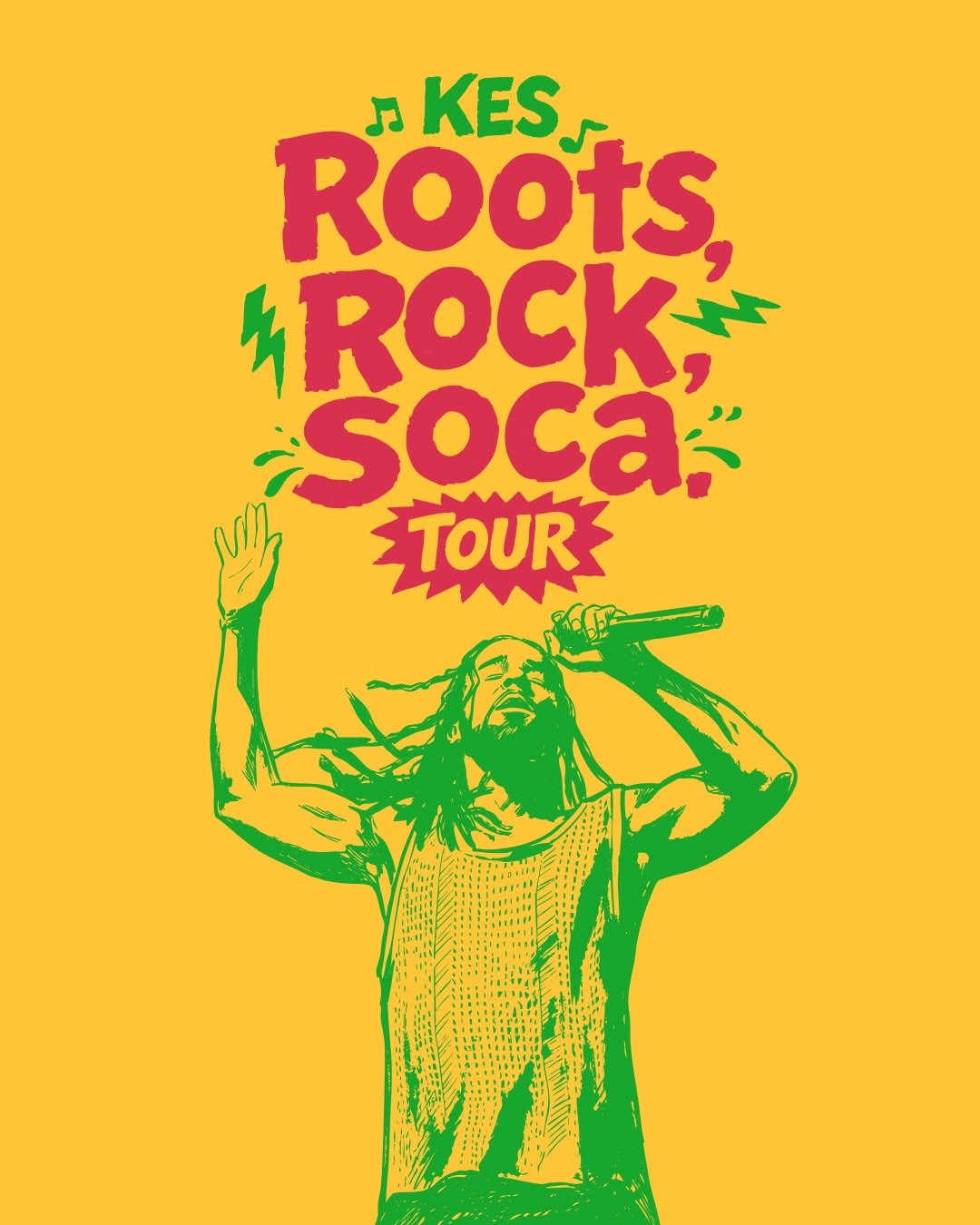 The &lsquo;Roots, Rock, Soca&rsquo; Tour will be coming to North America &amp; Europe! ❤️💛💚

We&rsquo;ve added ❗️NEW DATES ❗️in Amsterdam, Netherlands and Antwerp, Belgium. 

Visit kestheband.com for full tour listing and presale (link in bio). 

N