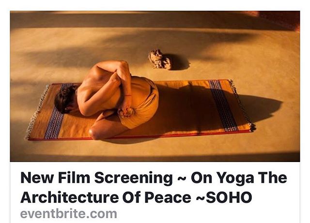 💫 New screening tomorrow ✨🙏🏻🕉 @onyogafilm  @michaeloneillphoto @ursofilmes @paranoid_br www.onyogathearchitectureofpeace.com
#spirit #onyogafilm #gratitude #joy #mind #body #spirit #inspiration #yoga #yogaeverydamnday #taschen #magic