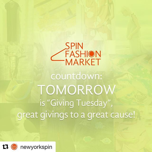Join us tomorrow! #Repost @newyorkspin with @repostapp
Tuesday, November 28th
11am-8pm @ornarenyc A&amp;D Building 150 E 58th St. 4th floor

Join us for the SPIN Fashion Market on &ldquo;Giving Tuesday&rdquo;, November 28th. There is nothing better t