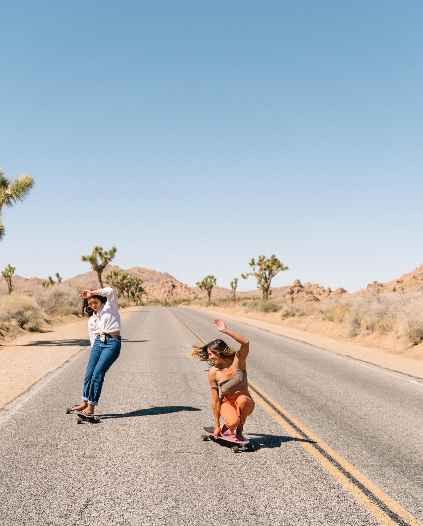 My mood knowing we are cruising into a new season &amp; winter is nearly behind us. &bull;
Quick desert cruise sesh with @mayaaharrison &amp; @lex.weinstein &bull;