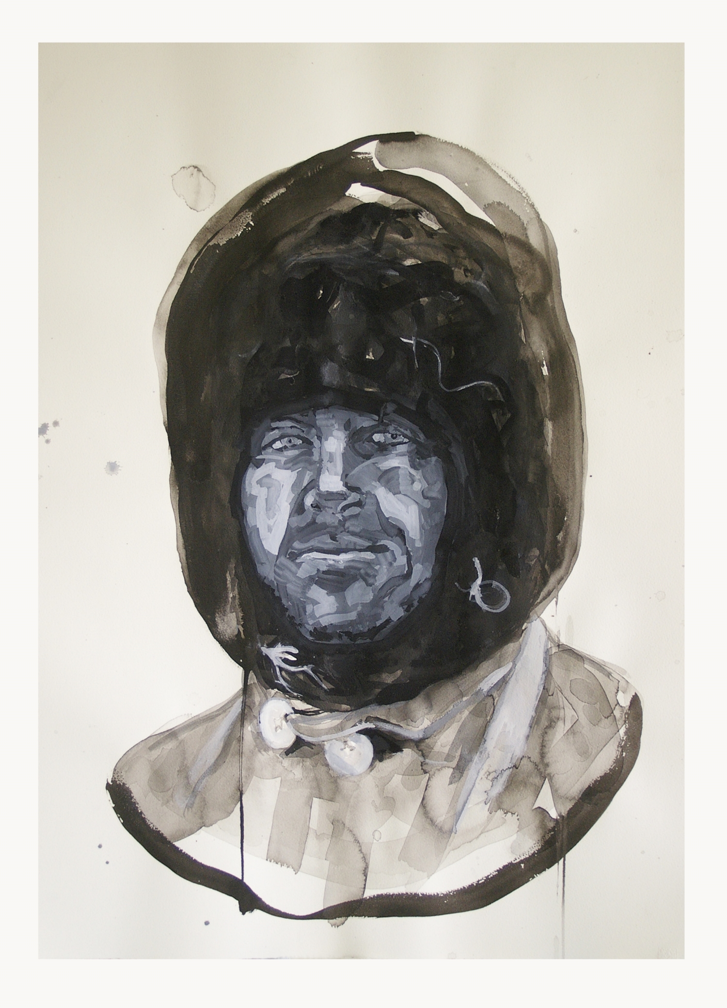   Shackle me not  2011 ink and gouache on paper 56x76cm 