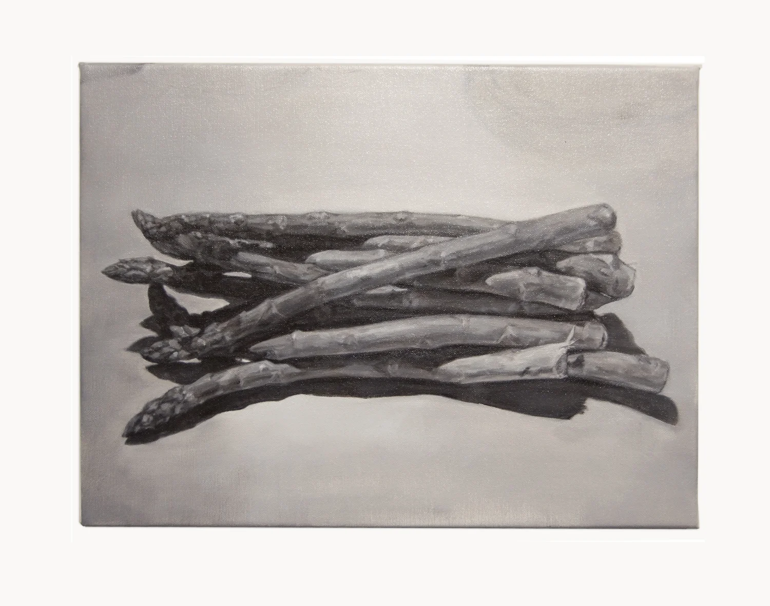 Asparagus 2017 oil on linen 40X30cm