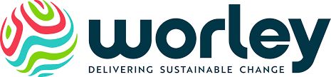 Worley logo with the slogan 'Delivering Sustainable Change'