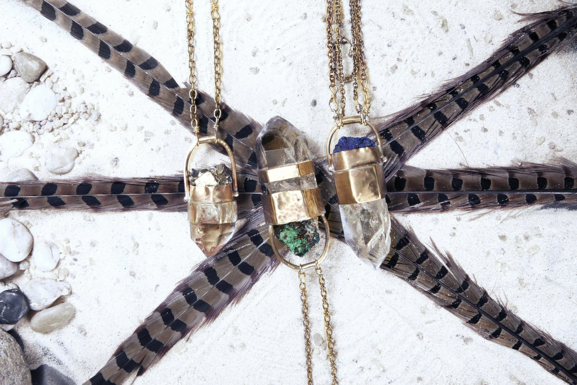 Promotional images for Miranda Hope Jewelry Involvement: Concept design, photography, styling, post production