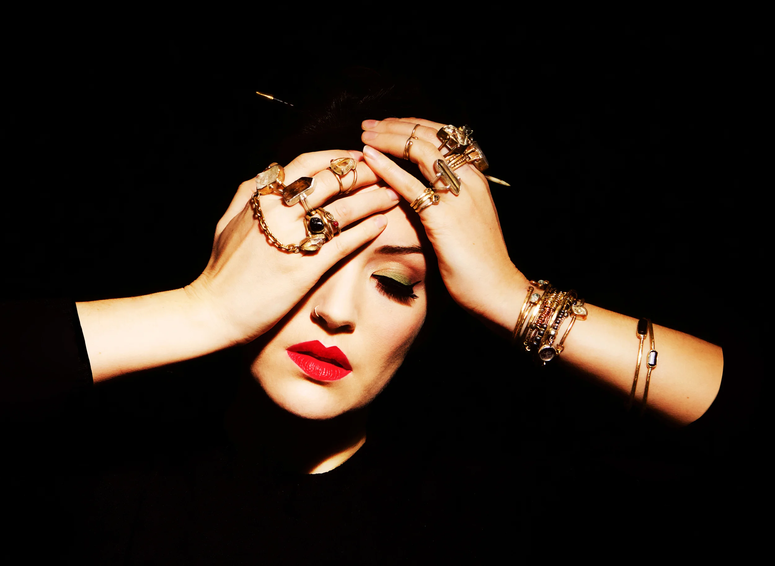 Editorial series for Miranda Hope Jewelry Involvement: Concept design, photography, styling, post production