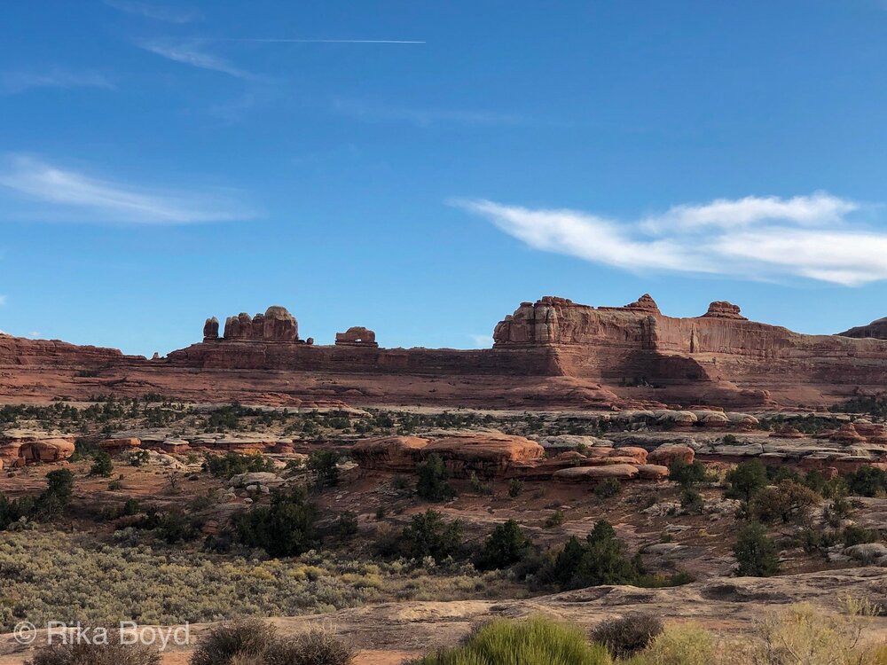 Wooden Shoe Monument in Canyonlands National Park