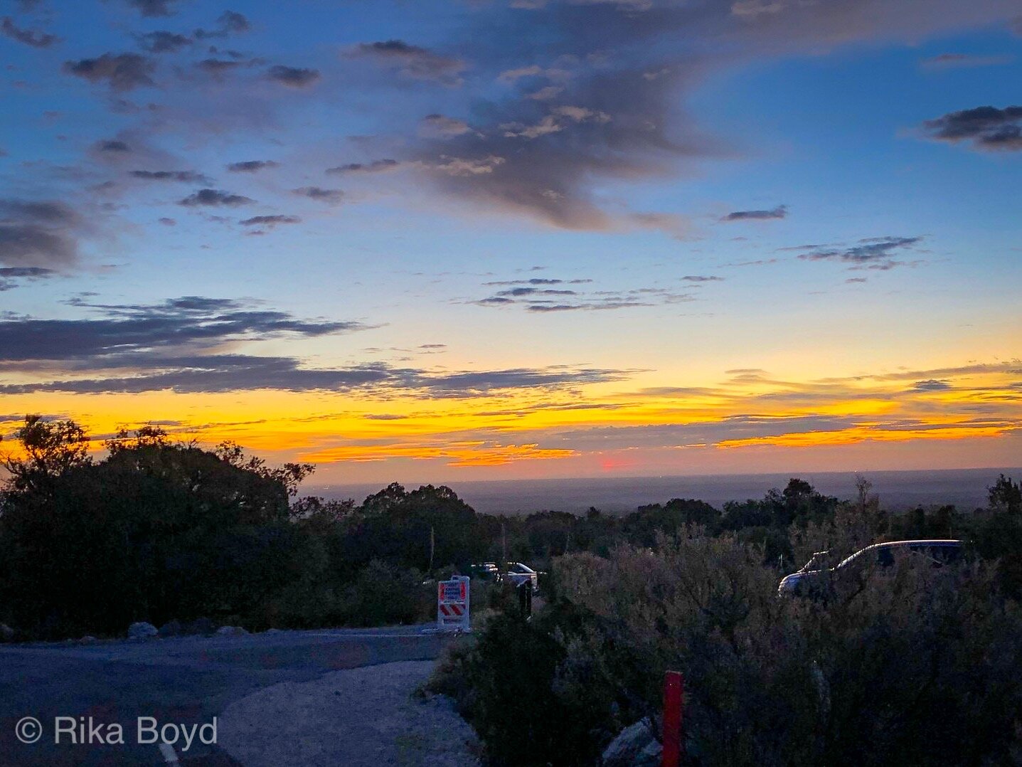 Sunrise from Guadalupe National Park Campground