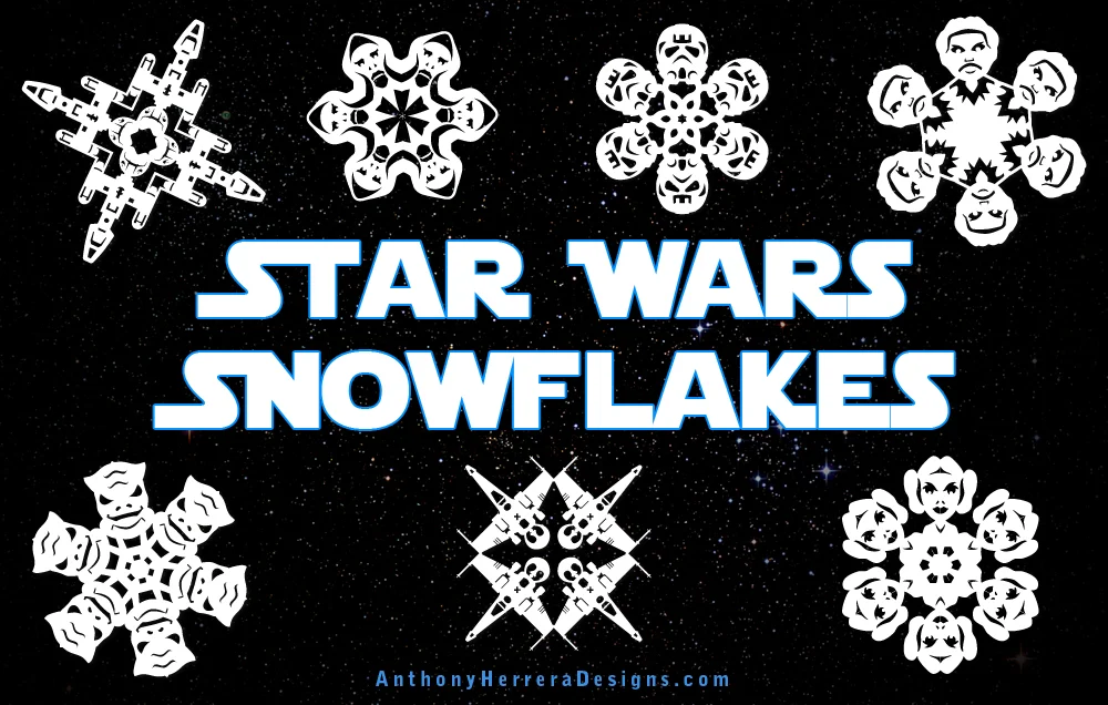 Star Wars Snowflakes — Anthony Herrera Designs Star Wars Snowflakes — Anthony Herrera Designs