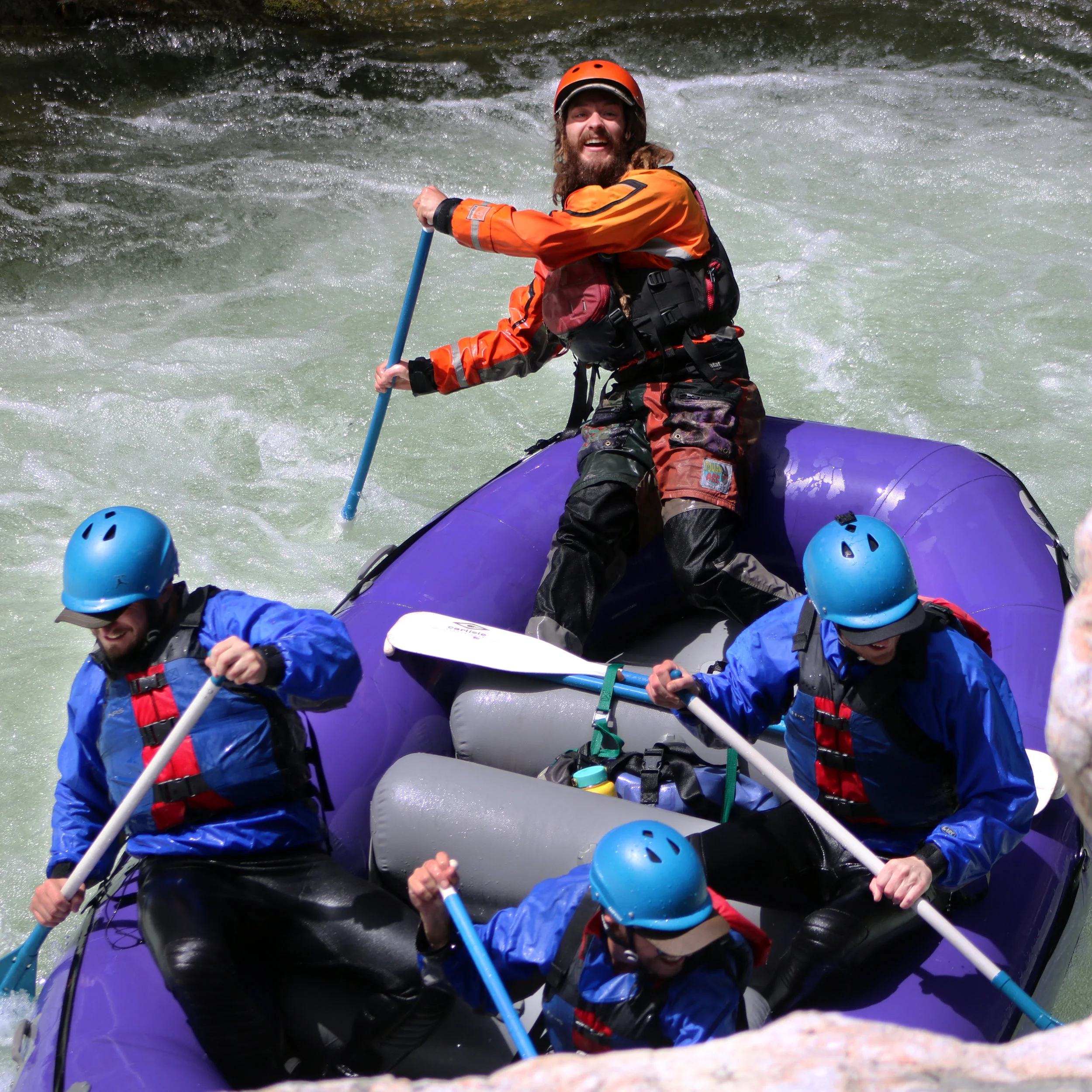 What does a rafting company provide?