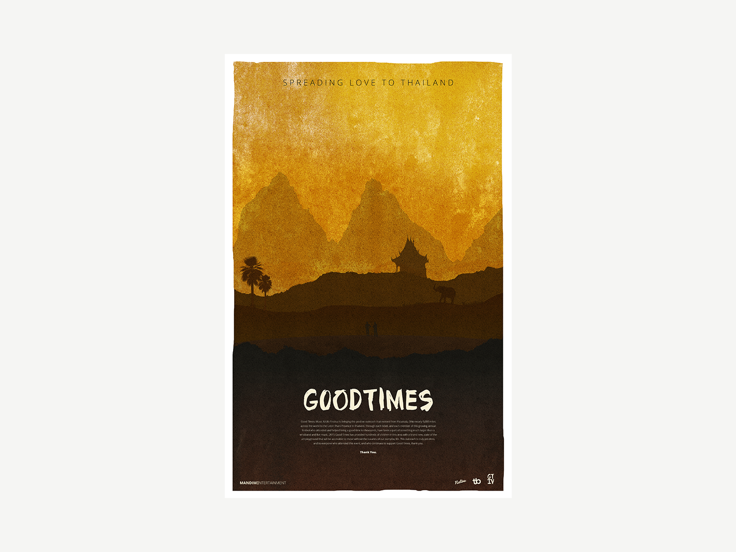 Good Times Gives Back 2015: Thailand Poster