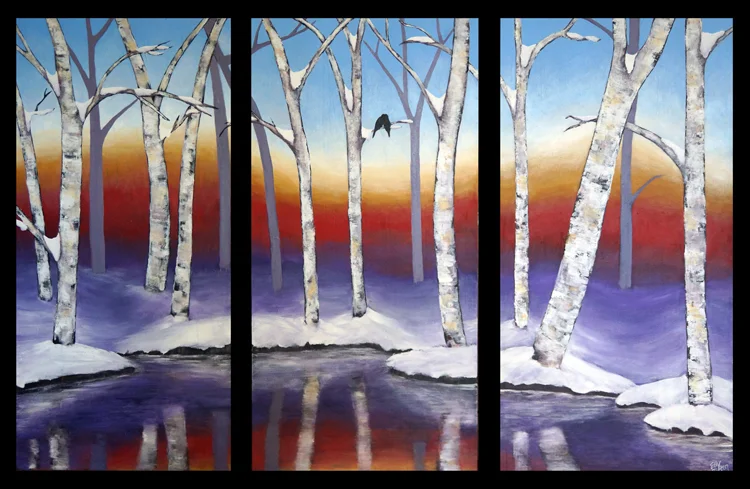 The Snow (Triptych)