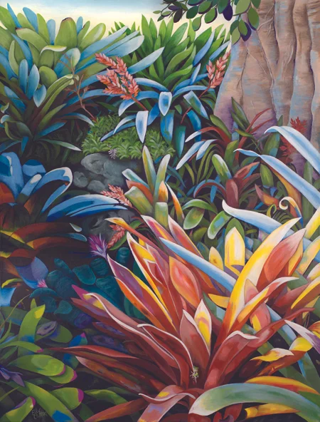 Bromeliad Oasis 1 Print