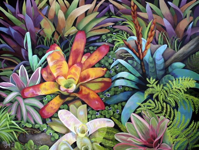 Bromeliad Rendevous Print