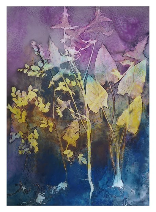Lilies and weeds