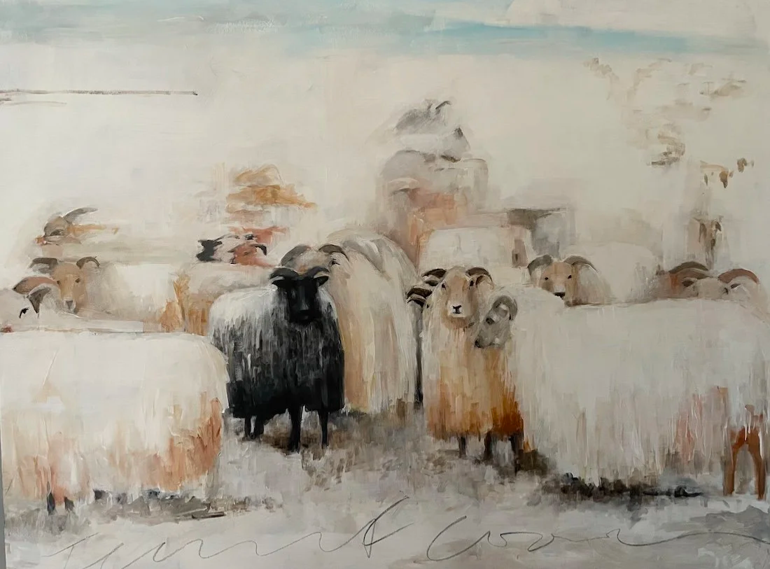 IMGoodman_Jeanne_Sheep+in+Snow_Mixed+media+painting_painting_30x40_3500usd.png