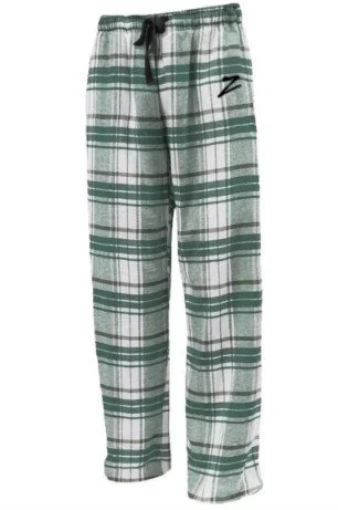 Z Bands Flannel Pant White Green Unisex.jpg