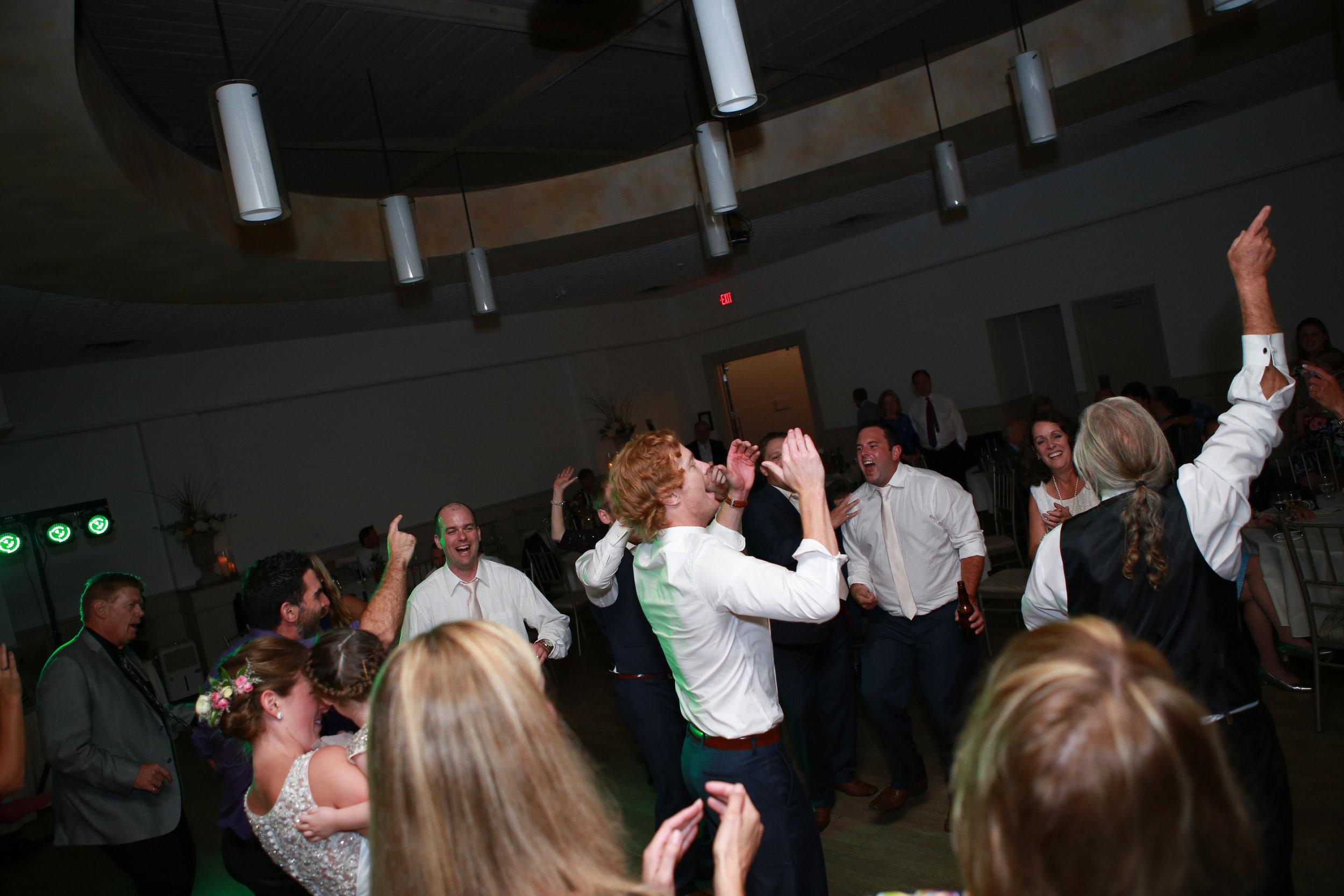 Dance-offs are always a fun idea for co-ed bridal showers. Photography: Maigan Cowen.