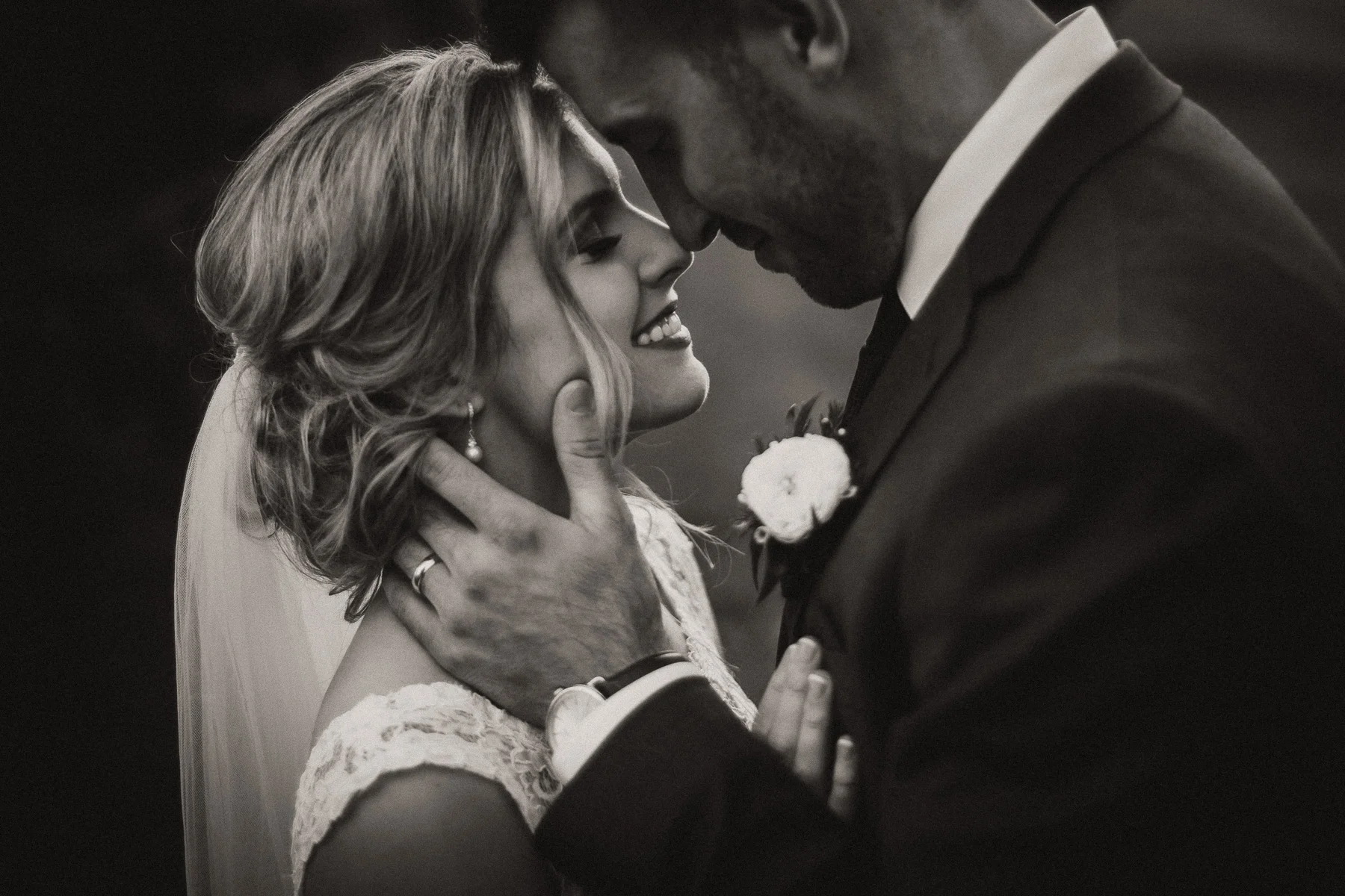 Photography by Michael Steingard Photography . Want more details from Nadine and Chris’ picture-perfect day? Crozier wedding story coming soon!