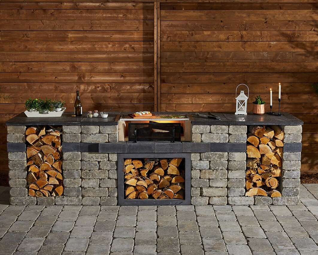 Quarry Stone Wood Grill