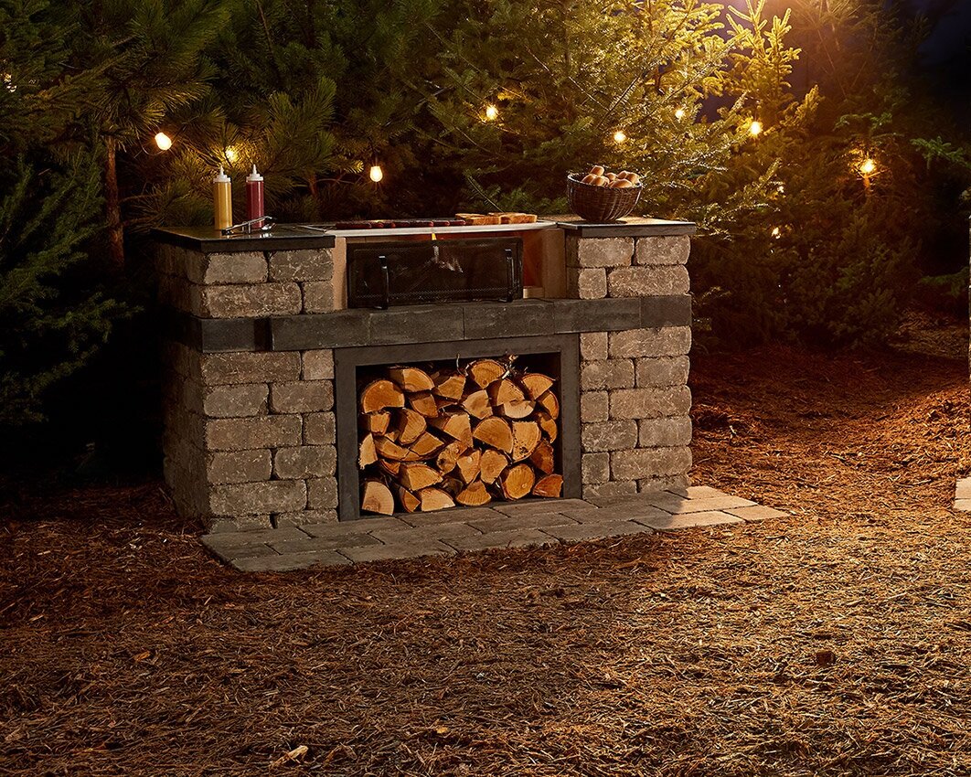 Quarry Stone Wood Grill