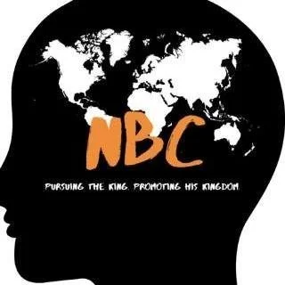 Silhouette of a human head with a world map inside, NBC logo below, and the tagline 'Pursuing the King, Promoting His Kingdom'.