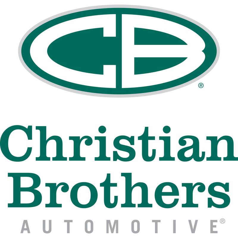 Christian Brothers Automotive logo with green oval emblem and text.