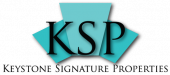 KSP logo with black background, featuring blue geometric shapes and the letters 'KSP' in black.