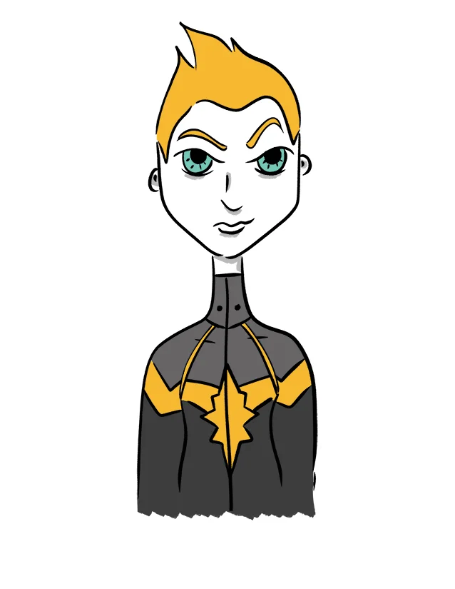 Captain Marvel Sketch