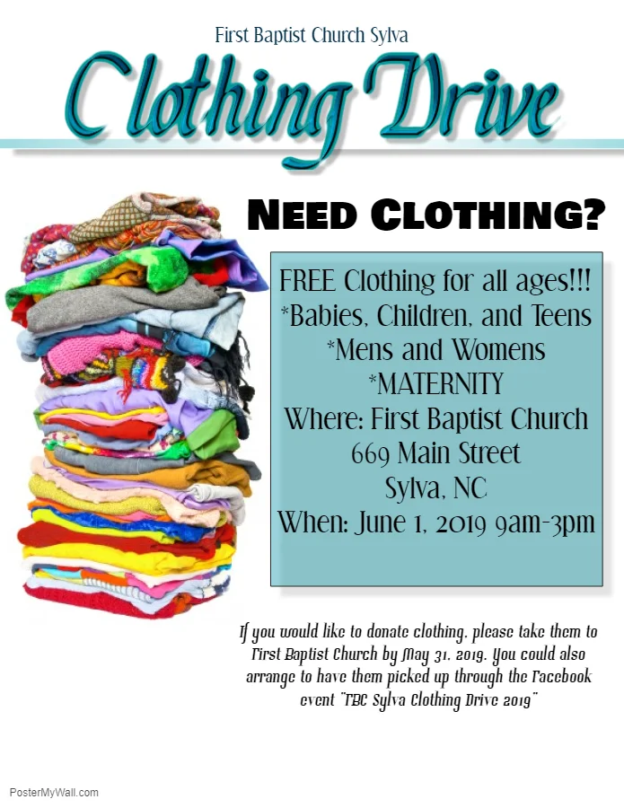 FBC Sylva Clothing Drive 2019 - Made with PosterMyWall.jpg