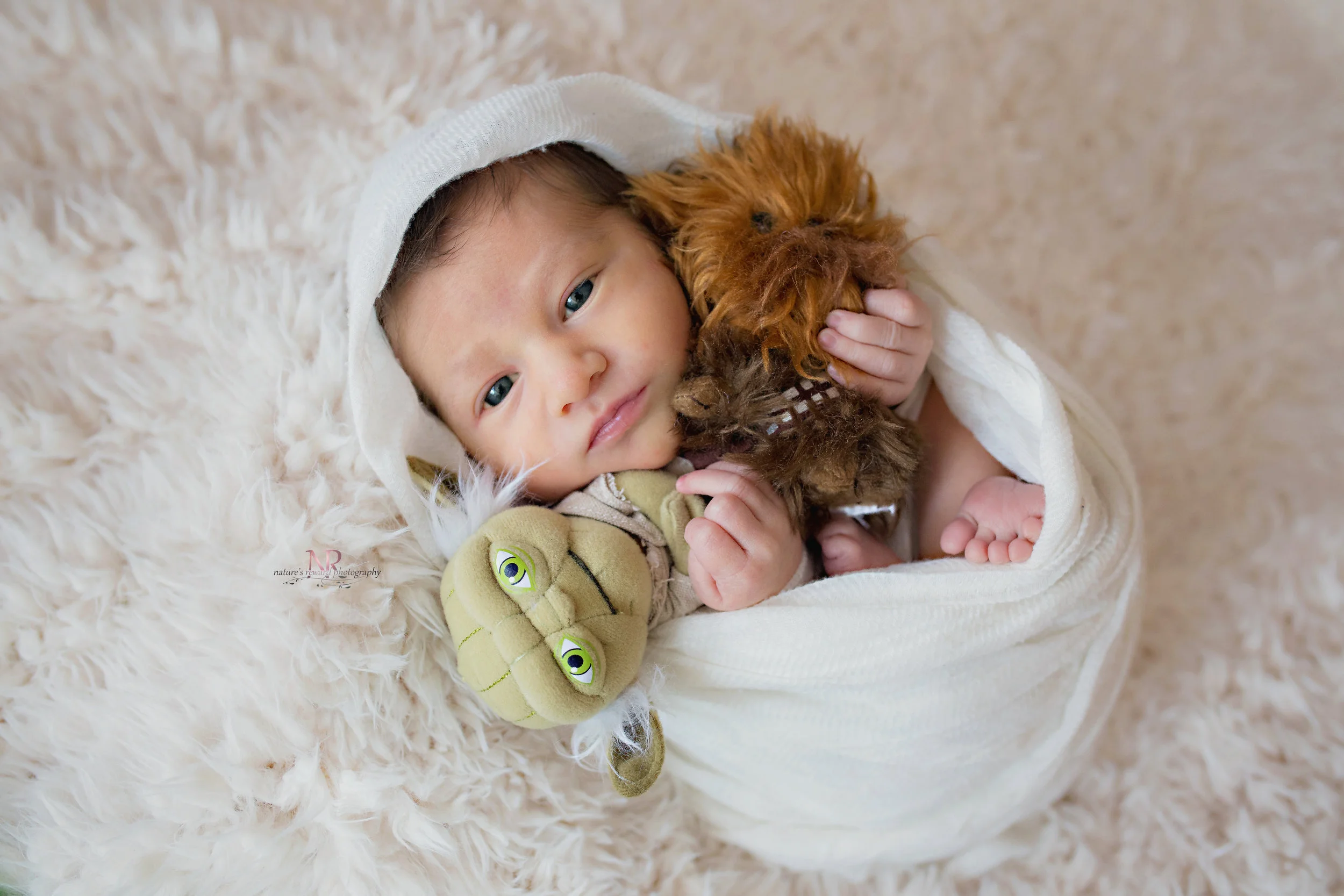Star Wars theme newborn portrait