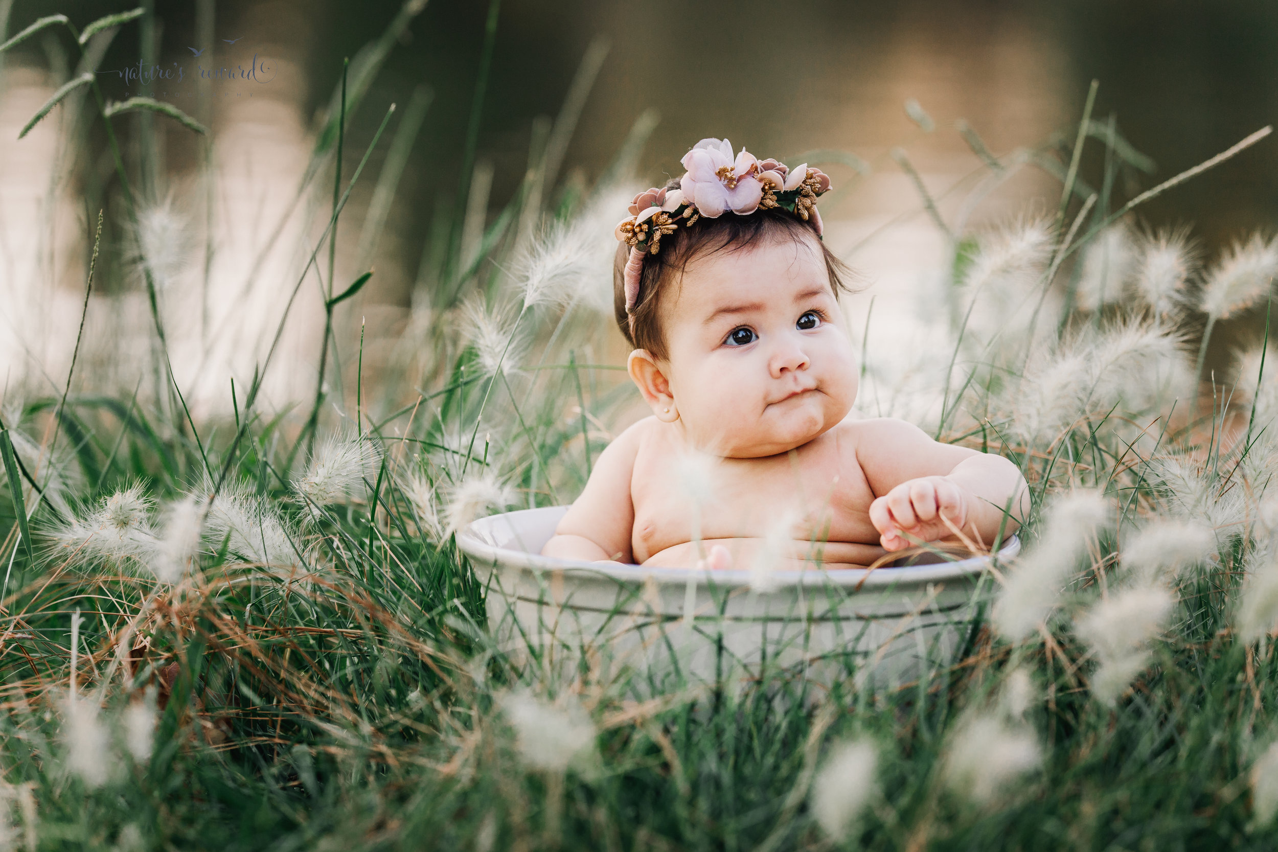 A bath by the lake- an august portrait
