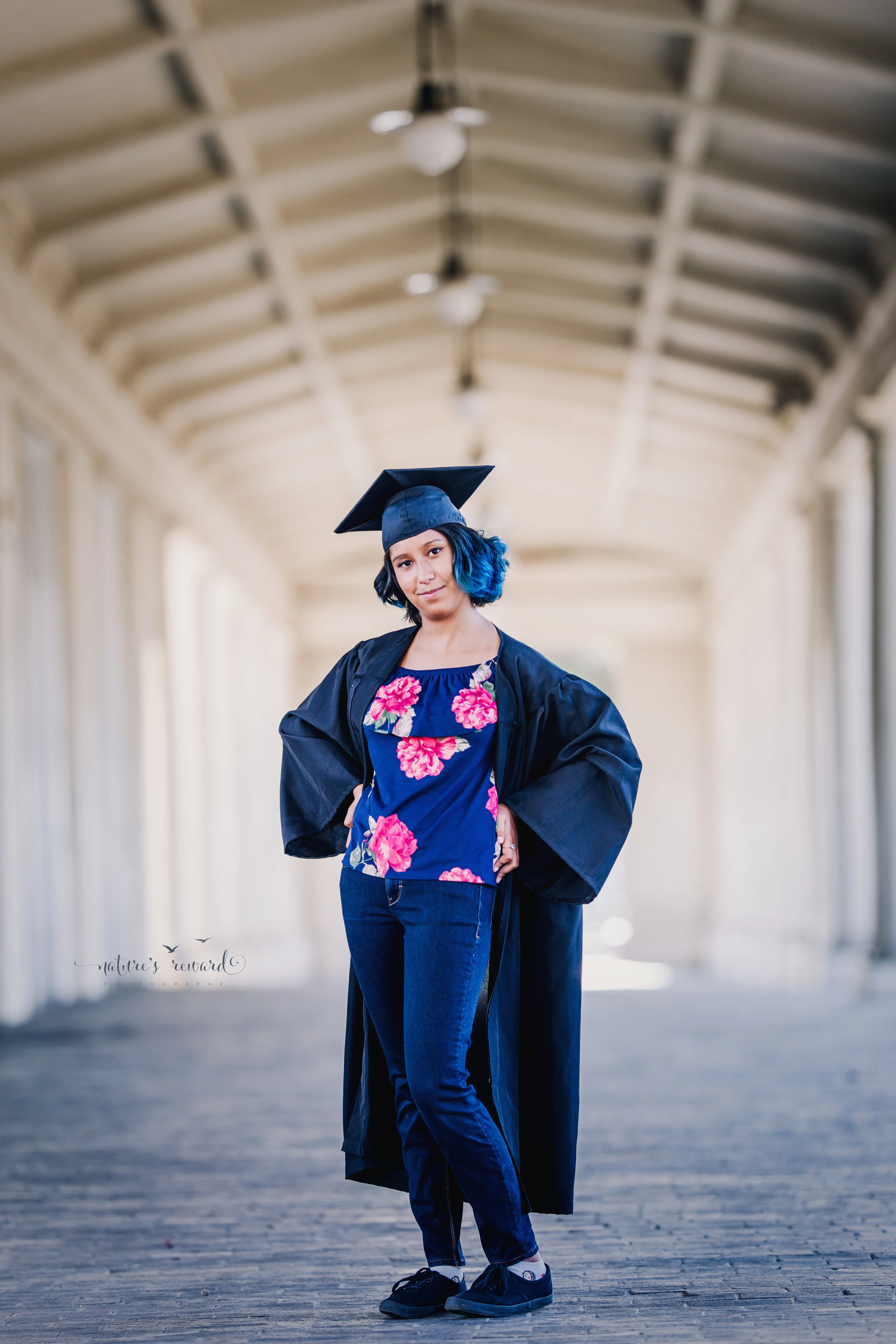 Gorgeous Senior Portrait session in downtown location by Nature's Reward Photography