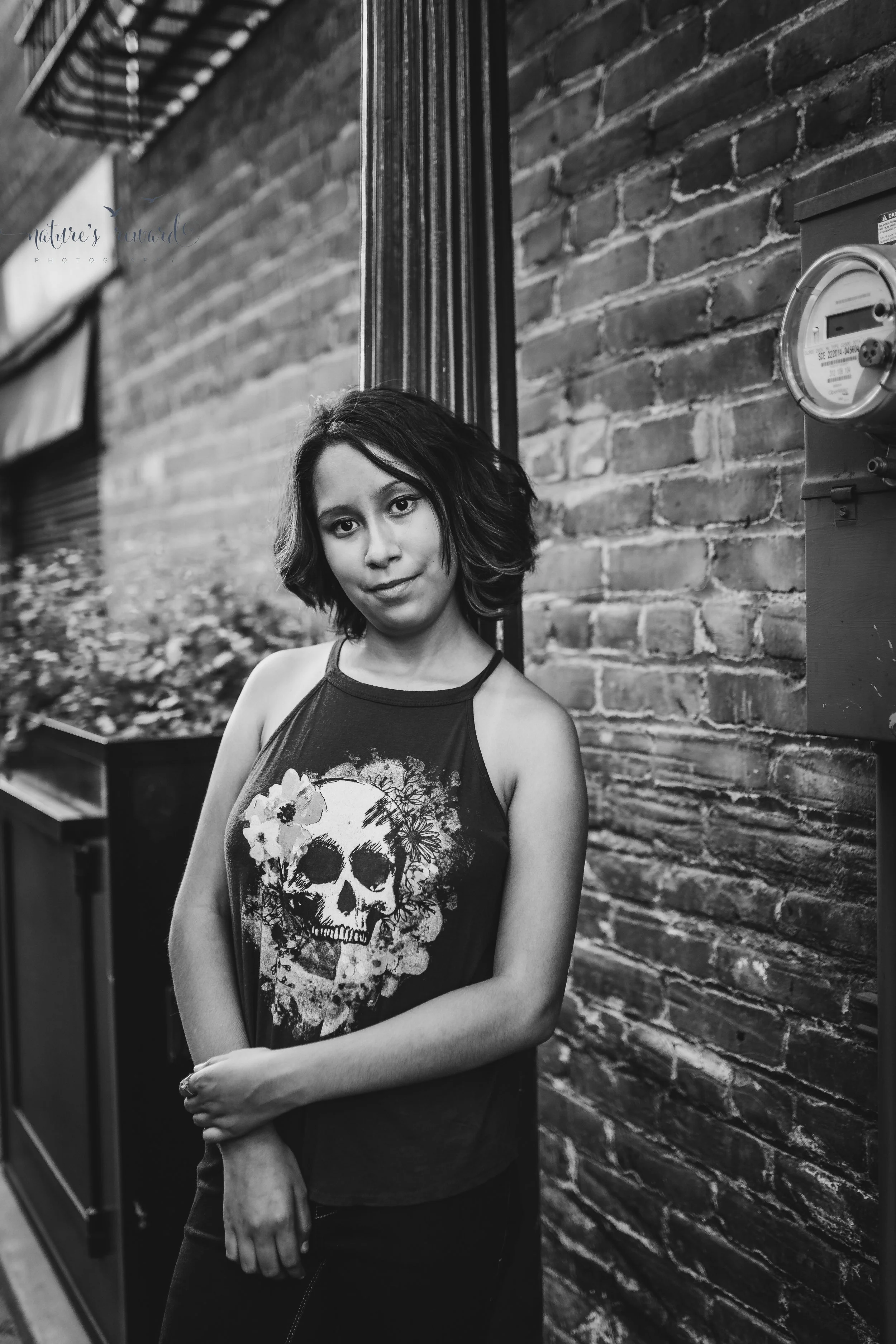 Gorgeous Senior Portrait session in downtown location by Nature's Reward Photography