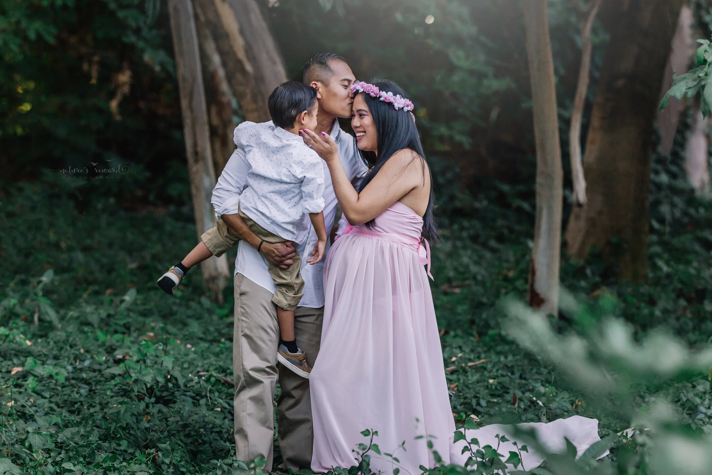Family maternity portrait