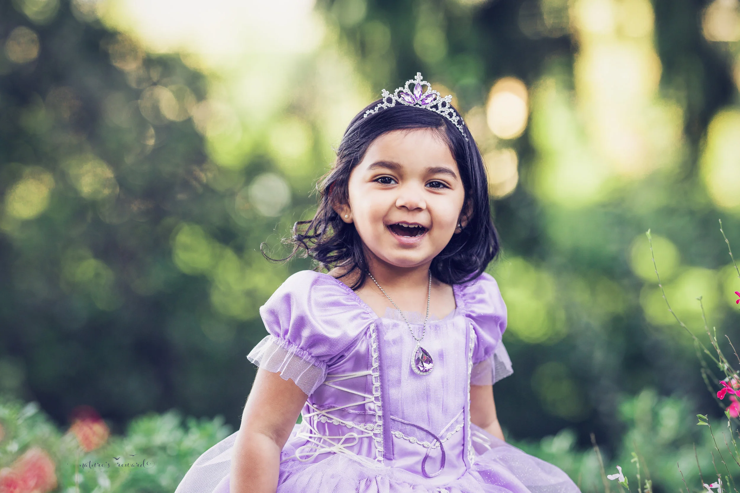 Inspired by Disney’s Sophia the First Cartoon, this little one is a princess for her 3rd birthday session! A Portrait By Nature’s Reward Photography