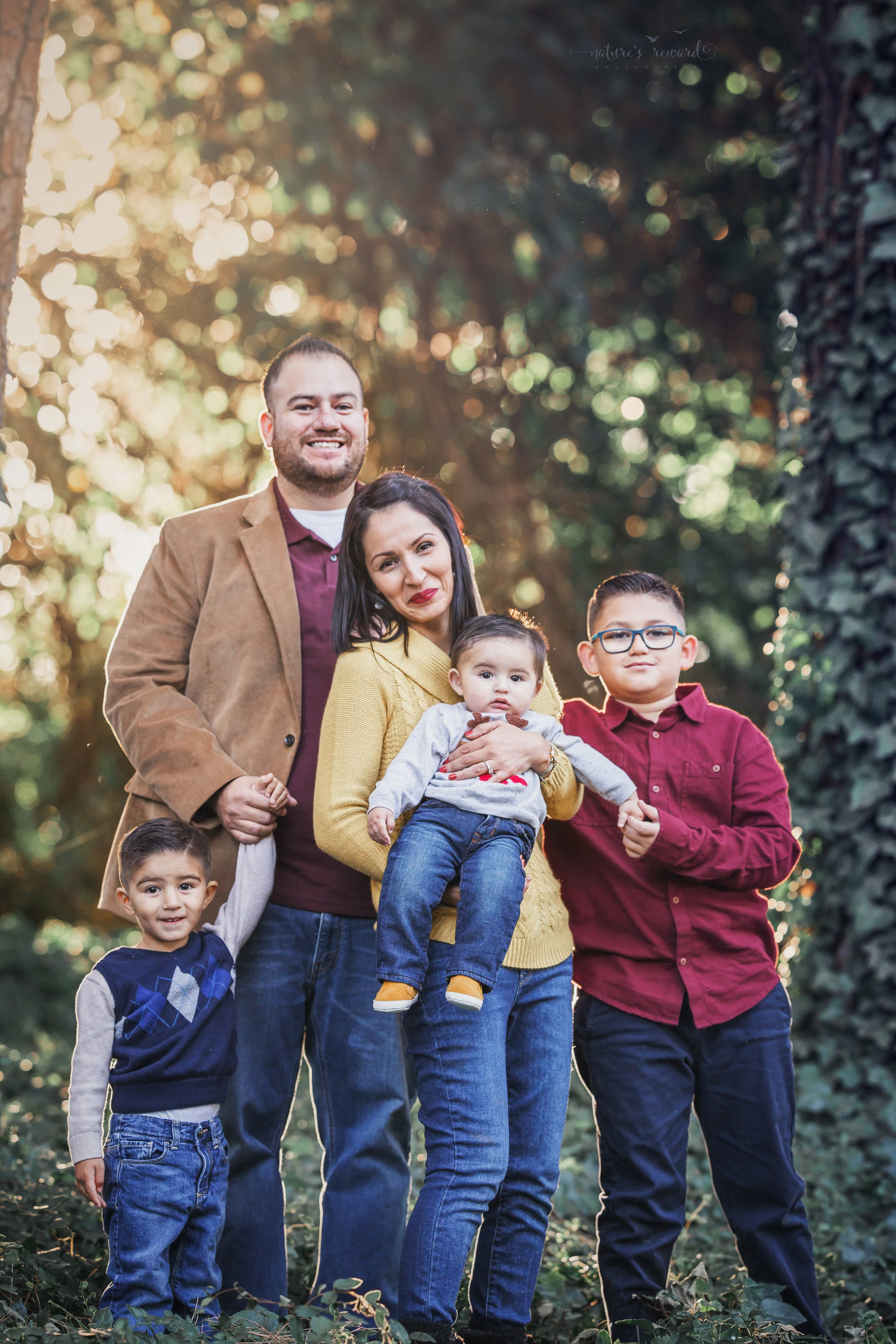 Family fall portrait