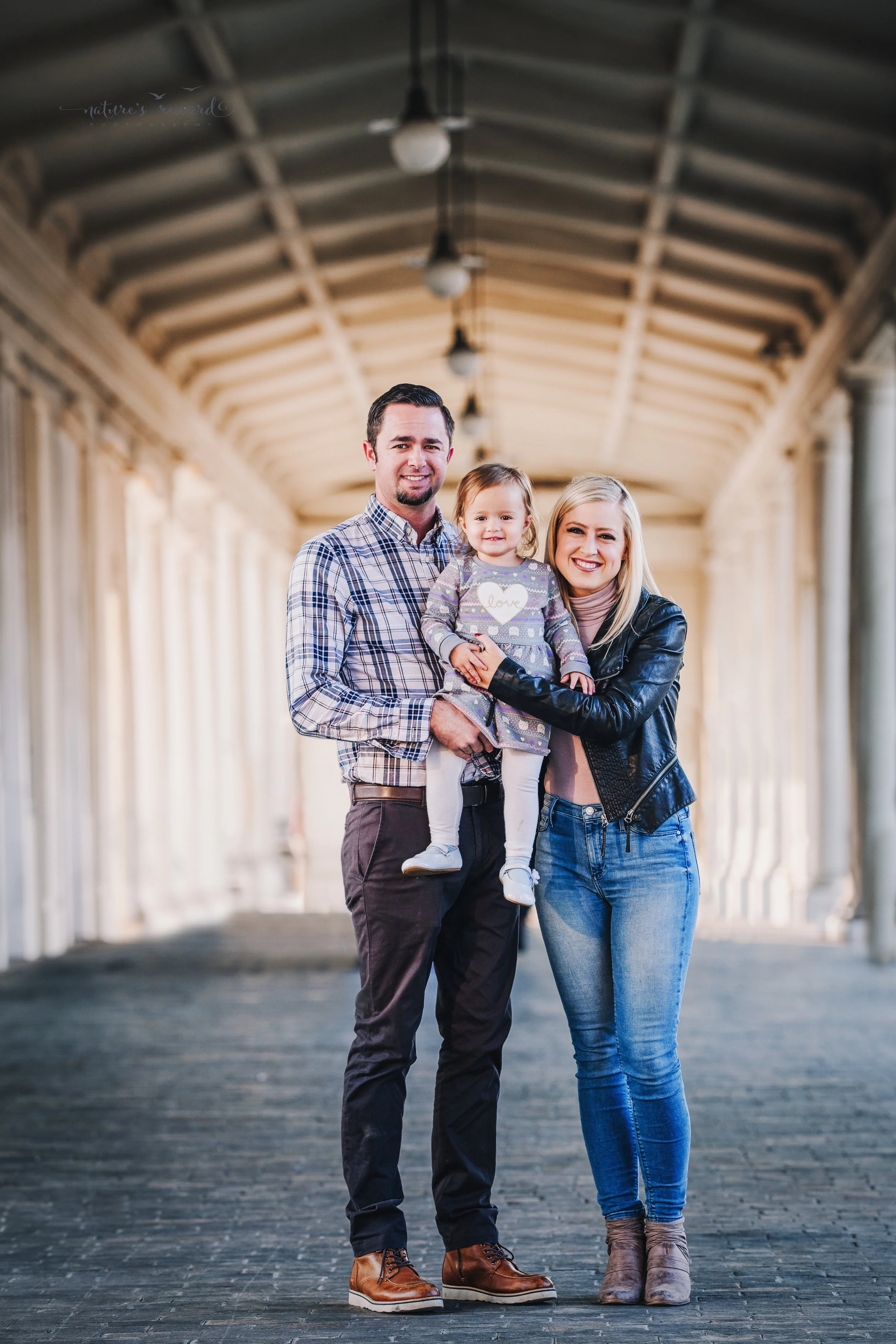 Gorgeous downtown family portrait by Nature’s Reward Photography