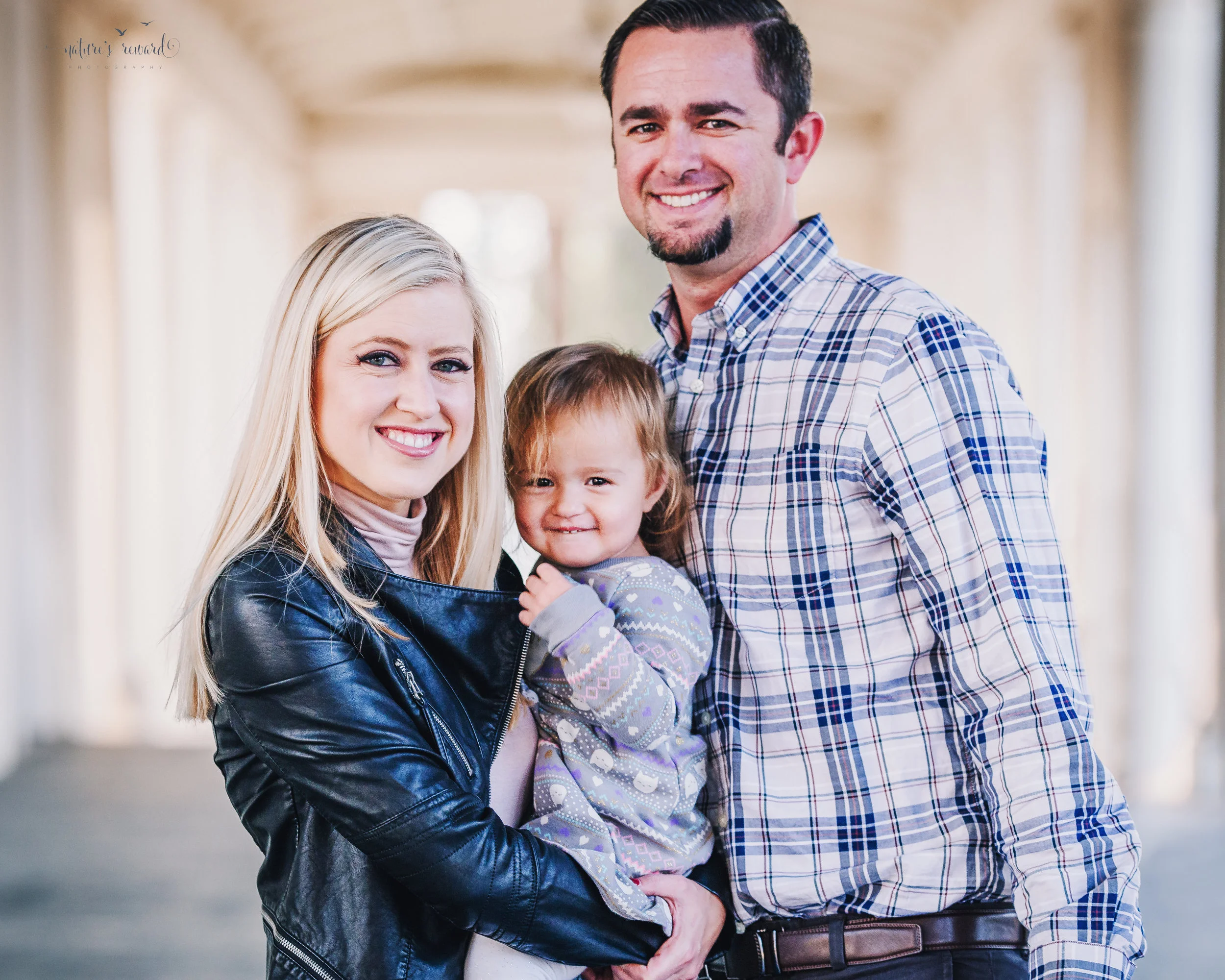 Gorgeous downtown family portrait by Nature’s Reward Photography
